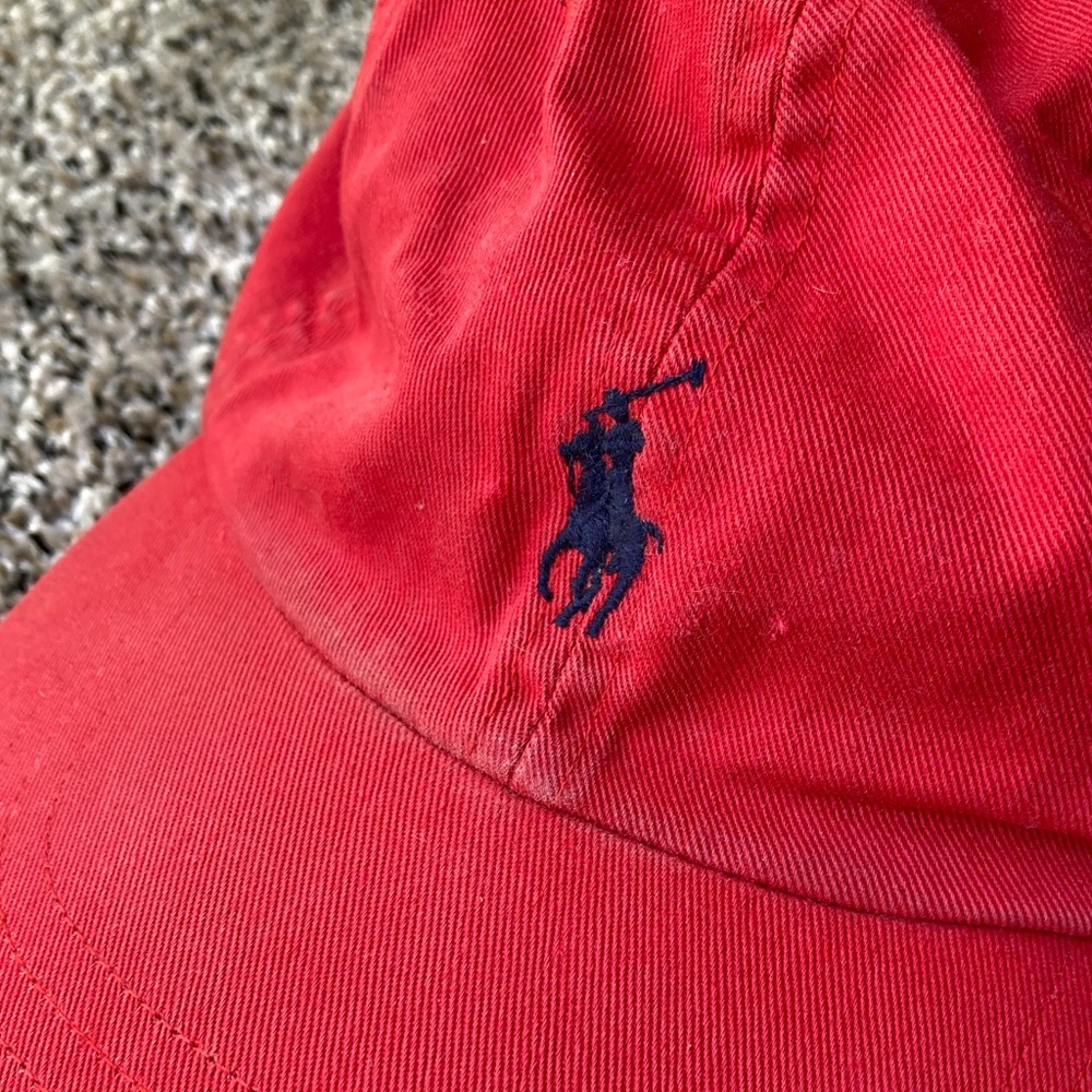 Red Polo Cap unisex